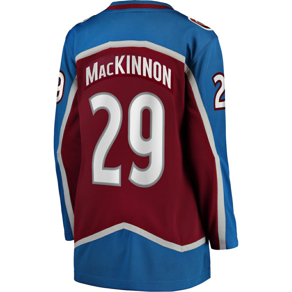 Nathan MacKinnon Colorado Avalanche Fanatics Women's Home Breakaway Jersey - Maroon | NHL Jerseys
