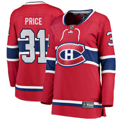 Carey Price Montreal Canadiens - Fanatics Women's Home Breakaway Jersey Red