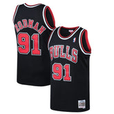 Mitchell & Ness - Dennis Rodman Chicago Bulls 1997/98 Hardwood Classics Swingman Jersey - Black