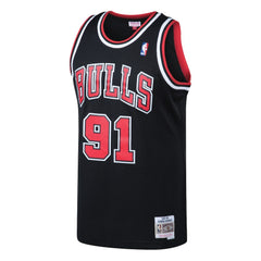 Mitchell & Ness - Dennis Rodman Chicago Bulls 1997/98 Hardwood Classics Swingman Jersey - Black