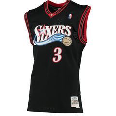 Mitchell & Ness - Allen Iverson Philadelphia 76ers 2000/01 Hardwood Classics Swingman Jersey - Black