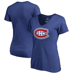 Montreal Canadiens - Women's Primary Logo T-Shirt Royal