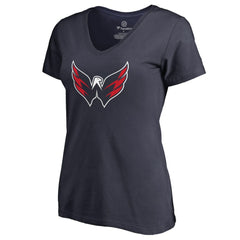 Washington Capitals Women's Primary Logo T-Shirt Navy