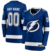 Tampa Bay Lightning - Fanatics Women's Home Breakaway Custom Jersey Blue
