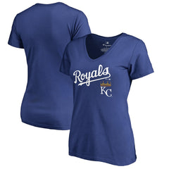Kansas City Royals Women's Team Lockup T-Shirt discount