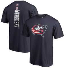 Zach Werenski Columbus Blue Jackets - Backer T-Shirt Navy