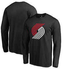NBA - Portland Trail Blazers Fresh Primary Logo Long Sleeve T-Shirt - Black