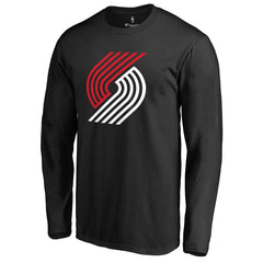 NBA - Portland Trail Blazers Fresh Primary Logo Long Sleeve T-Shirt - Black