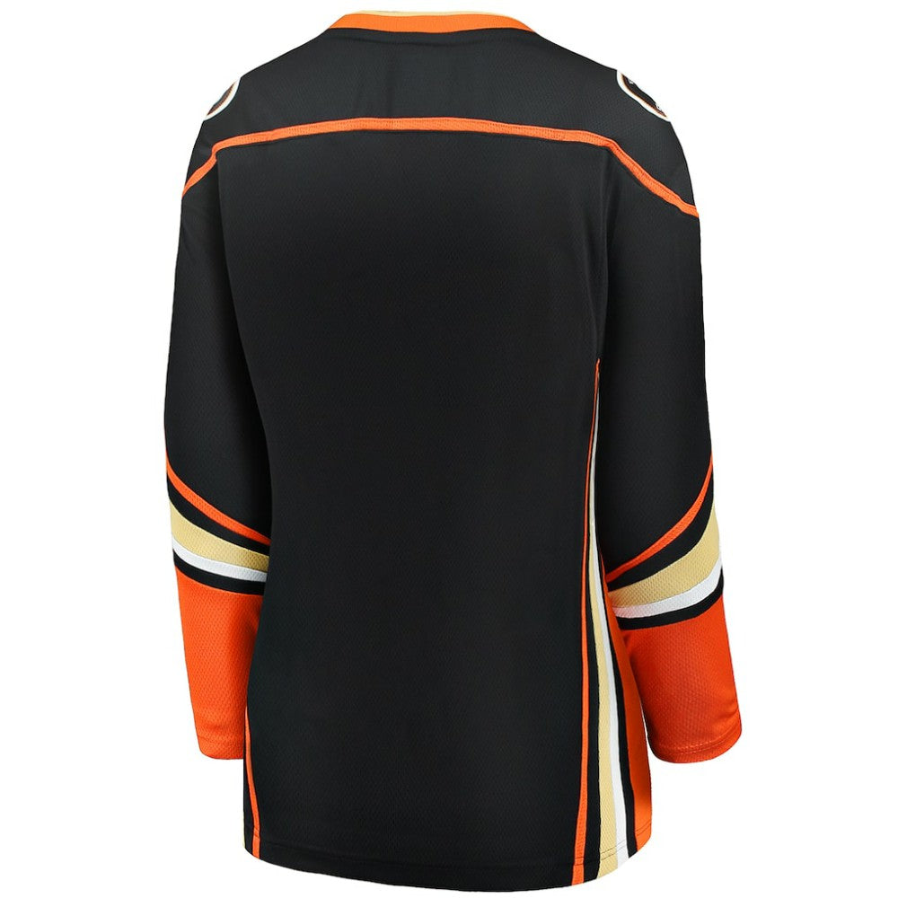 Anaheim Ducks Fanatics Women's Home Breakaway Jersey - Black | NHL Jerseys