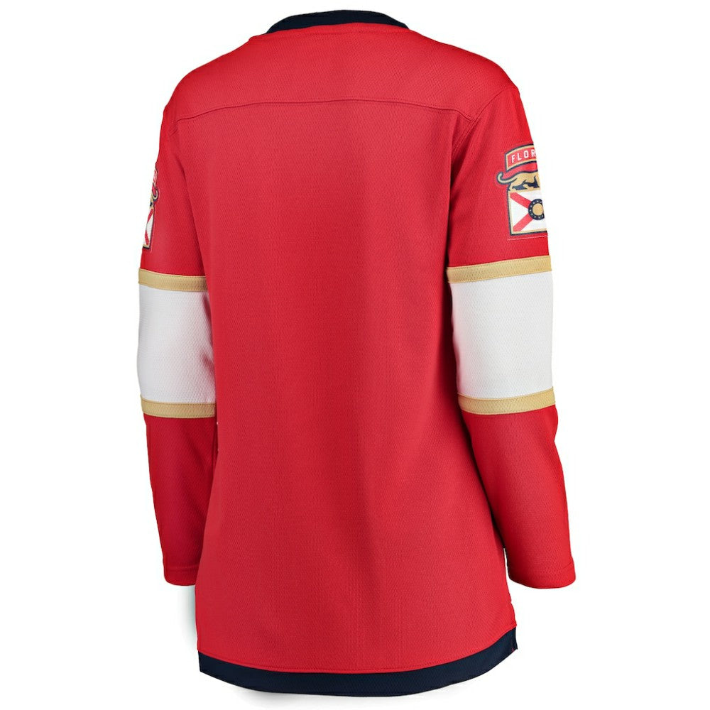 Florida Panthers Fanatics Women's Home Breakaway Jersey - Red | NHL Jerseys