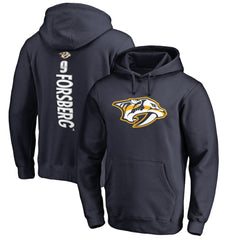 Filip Forsberg Nashville Predators - Backer Pullover Hoodie Navy