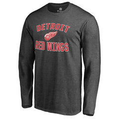 Detroit Red Wings - Victory Arch II Long Sleeve T-Shirt Heathered Gray