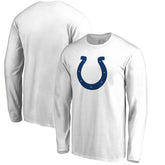 Indianapolis Colts Primary Logo Long-Sleeve T-Shirt White - NFL