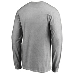 Las Vegas Raiders Primary Logo Long-Sleeve T-Shirt Heathered Gray - NFL