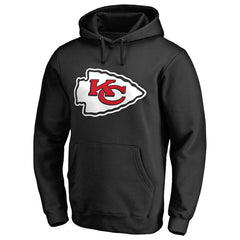 Kansas City Chiefs Primary Logo II Pullover Hoodie Black - NFL