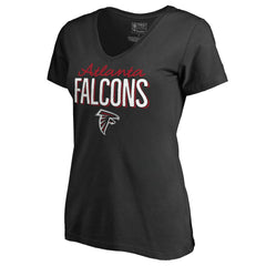 Atlanta Falcons Women's Nostalgia T-Shirt Black - NFL