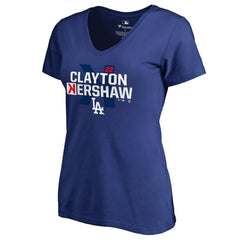 Clayton Kershaw Los Angeles Dodgers Women's Player Hometown Collection V-Neck T-Shirt Sale