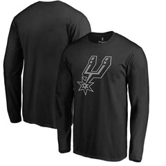 NBA - San Antonio Spurs 2017 Primary Logo 2 Long Sleeve T-Shirt - Black