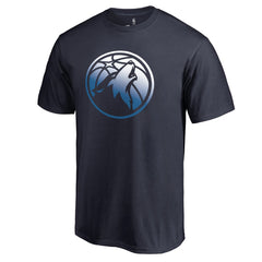 NBA - Minnesota Timberwolves Gradient Logo T-Shirt - Navy