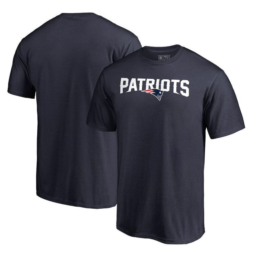 New England Patriots Wordmark T-Shirt Navy - NFL