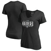 Las Vegas Raiders Women's Arriba V-Neck T-Shirt Black - NFL