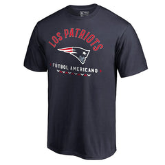 New England Patriots Futbol Americano T-Shirt Navy - NFL