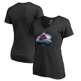 Colorado Avalanche - Women's Midnight Mascot V-Neck T-Shirt Black