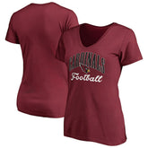 Arizona Cardinals Women's Victory Script V-Neck T-Shirt Cardinal - NFL