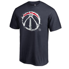 NBA - Washington Wizards Splatter Logo T-Shirt - Navy
