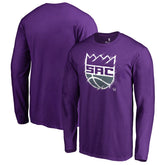 NBA - Sacramento Kings Splatter Logo Long Sleeve T-Shirt - Purple