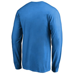 NBA - Oklahoma City Thunder Splatter Logo Long Sleeve T-Shirt - Blue