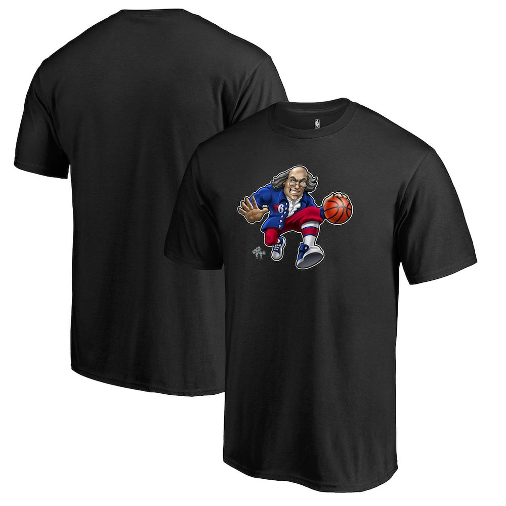 Fanatics - Philadelphia 76ers Midnight Mascot 2 T-Shirt - Black