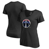 NBA - Washington Wizards Women's Midnight Mascot V-Neck T-Shirt - Black