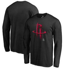 NBA - Houston Rockets Midnight Mascot Long Sleeve T-Shirt - Black