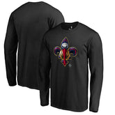 NBA - New Orleans Pelicans Midnight Mascot Long Sleeve T-Shirt - Black