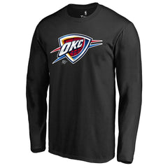 NBA - Oklahoma City Thunder Midnight Mascot Long Sleeve T-Shirt - Black