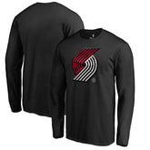 NBA - Portland Trail Blazers Midnight Mascot Long Sleeve T-Shirt - Black