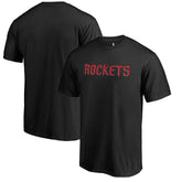 NBA - Houston Rockets Primary Wordmark T-Shirt - Black