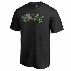 NBA - Milwaukee Bucks Primary Wordmark T-Shirt - Black