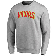 NBA - Atlanta Hawks Wordmark Pullover Sweatshirt - Heathered Gray