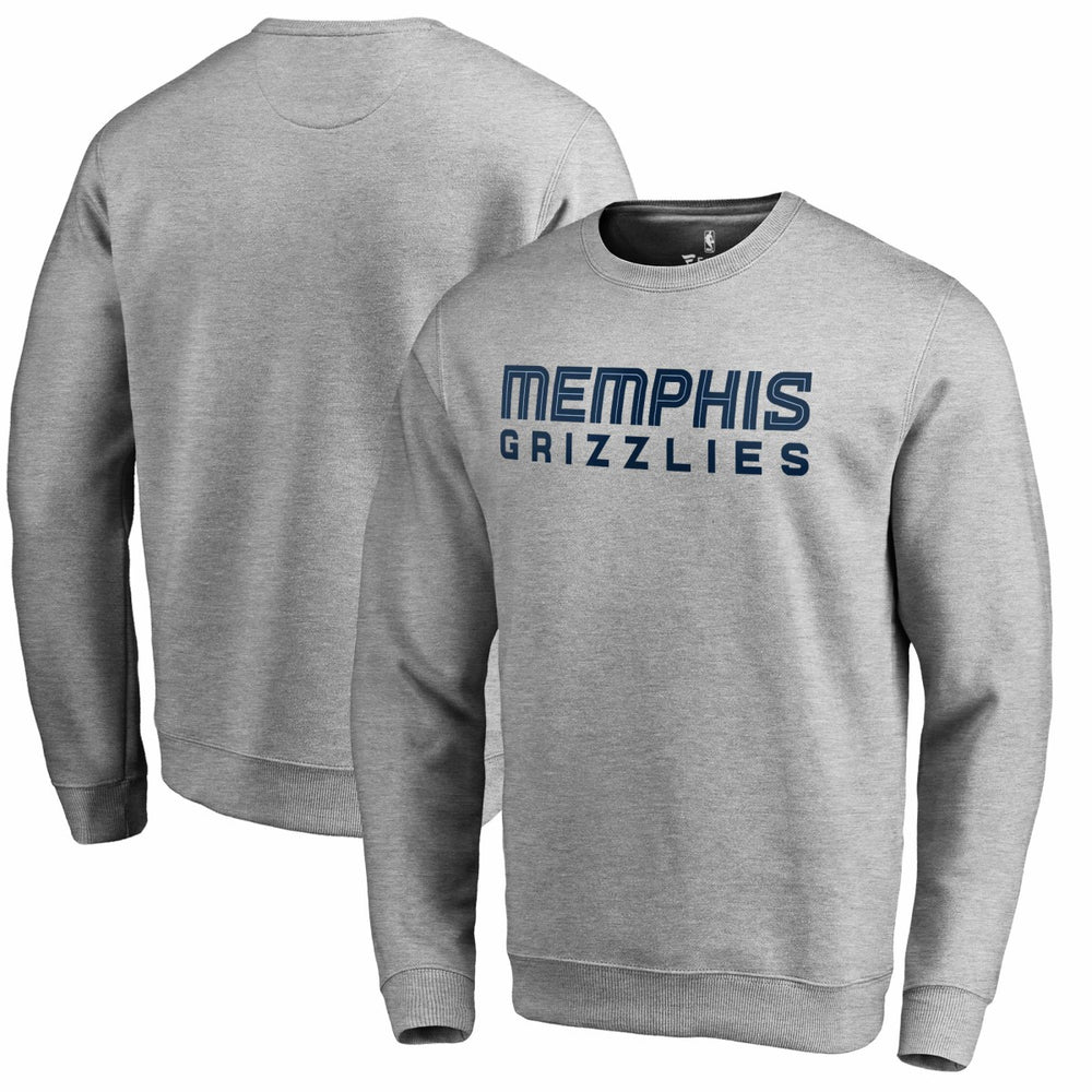NBA - Memphis Grizzlies Wordmark Pullover Sweatshirt - Heathered Gray