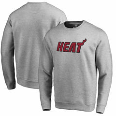 NBA - Miami Heat Wordmark Pullover Sweatshirt - Heathered Gray
