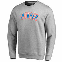 NBA - Oklahoma City Thunder Wordmark Pullover Sweatshirt - Heathered Gray