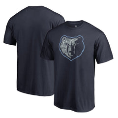 NBA - Memphis Grizzlies Static Logo T-Shirt - Navy