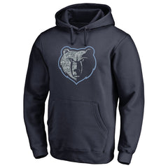 NBA - Memphis Grizzlies Static Logo Pullover Hoodie - Navy