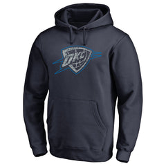 NBA - Oklahoma City Thunder Static Logo Pullover Hoodie - Navy