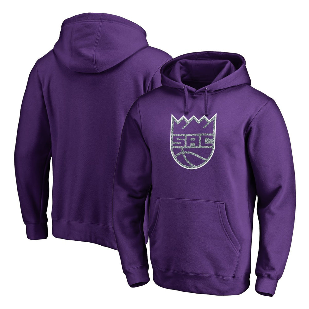 NBA - Sacramento Kings Static Logo Pullover Hoodie - Purple
