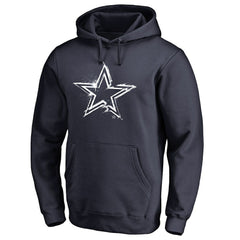 Dallas Cowboys Splatter Logo Pullover Hoodie Navy - NFL