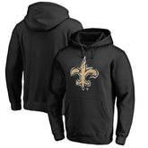 New Orleans Saints Splatter Logo Pullover Hoodie Black - NFL