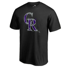 Colorado Rockies Splatter Logo T-Shirt Sale